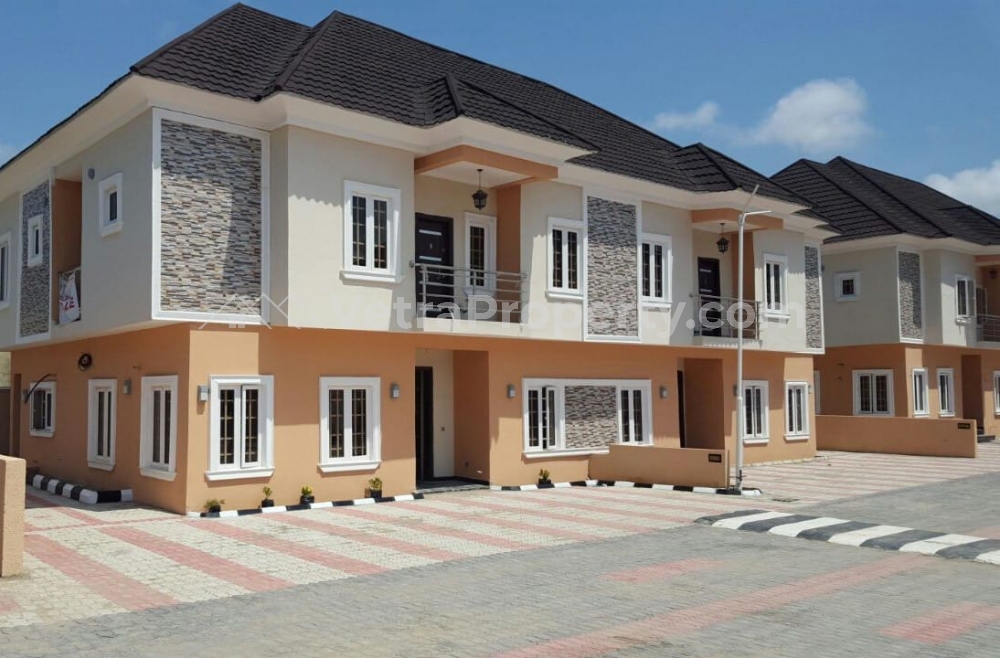  Newly Built 4 bedrooms semi detached duplex + 1room boys quarter all room ensuite and well interlocking  4 bedroom House for Sale Ajah Lagos Vetra  Property