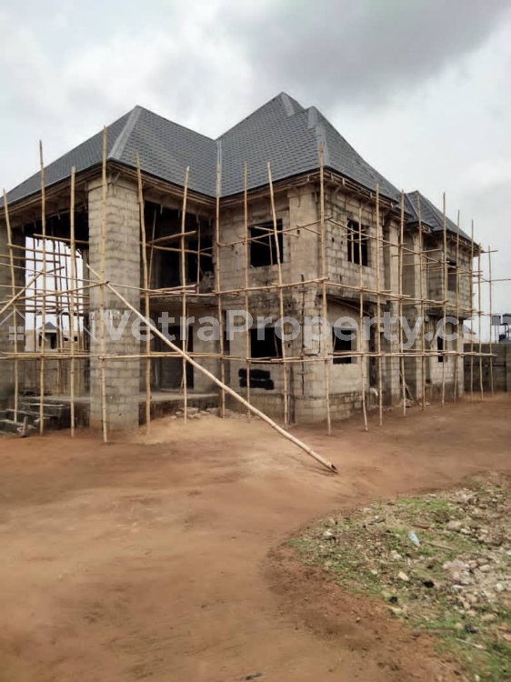  5 bedrooms duplex 90% Completed inside Over 2 plots of land  5 bedroom House for Sale Owerri Imo Vetra  Property