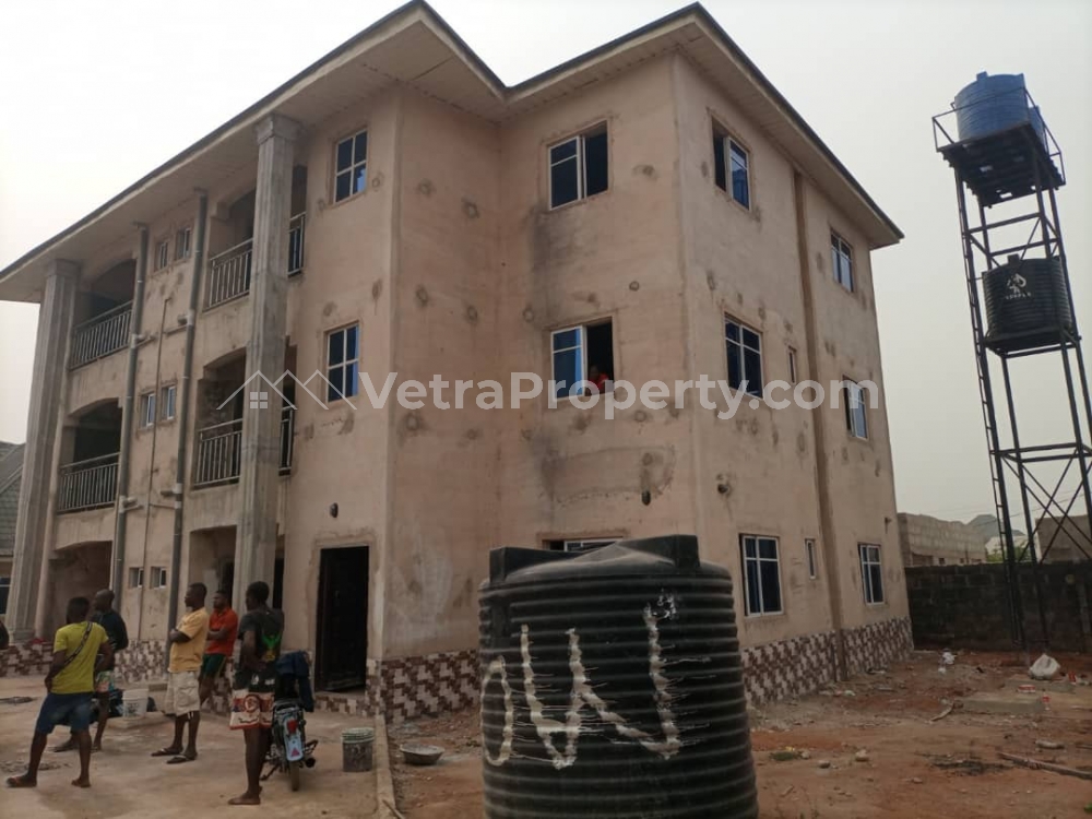  95% uncompleted 10 unit of 2 Bedroom Flats Ensuite with visitors toilet on each of the unit sitting on 3 plots of land  10 bedroom House for Sale Owerri Imo Vetra  Property