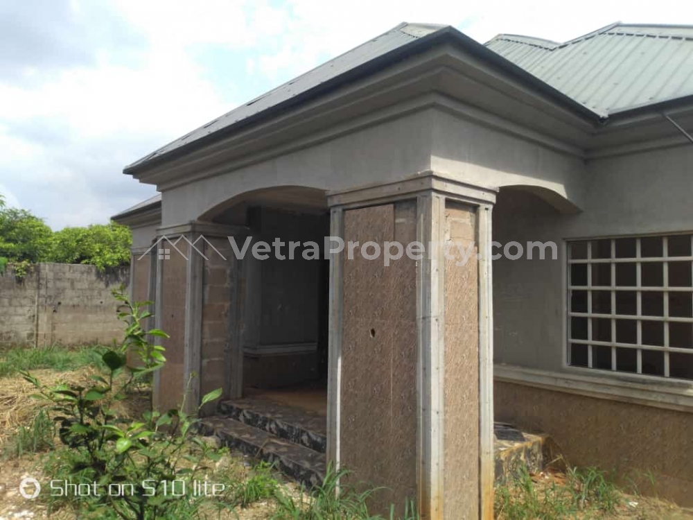  70 % Built 4 Bedroom Bungalow in a New developing Area  4 bedroom House for Sale Owerri Imo Vetra  Property