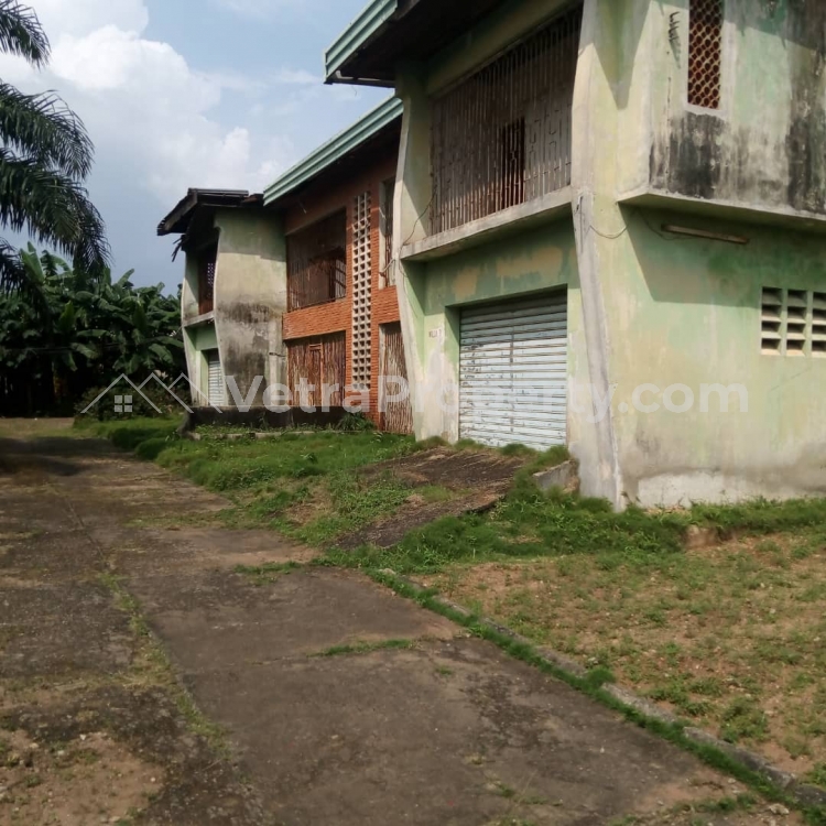  3&frac12; plot of land with 4 buildings inside  3 bedroom House for Sale Owerri Imo Vetra  Property