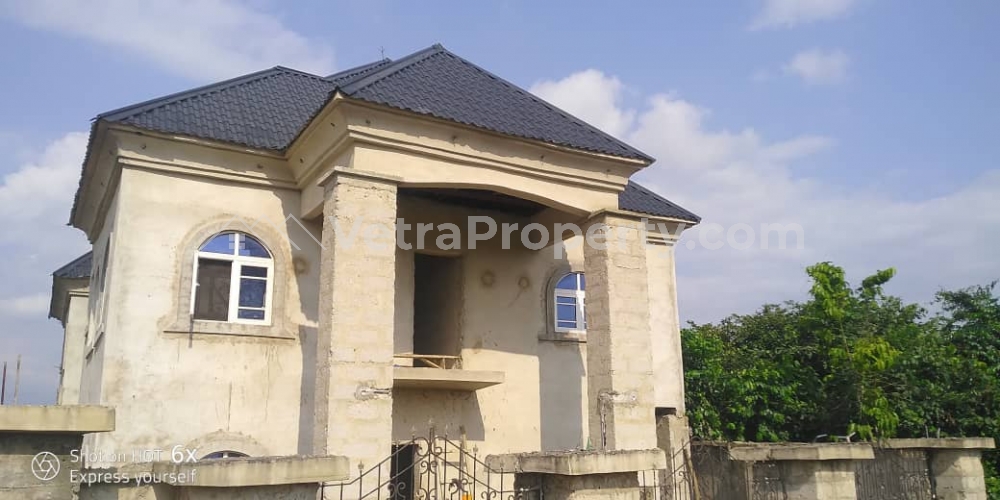  Uncompleted Duplex 5 Bedroom Duplex also attached to it is 4 Units of 2 Bedroom flats  5 bedroom House for Sale Owerri Imo Vetra  Property