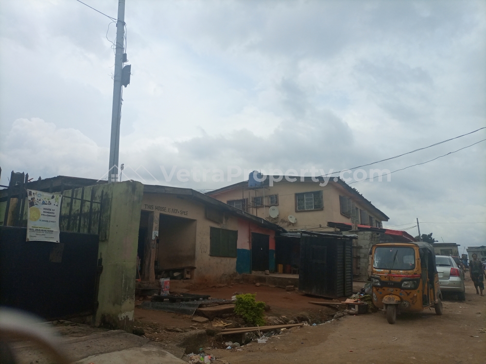  Plot of Land with bungalow on Ariori street mafoluku  Land for Sale Oshodi Lagos Vetra  Property
