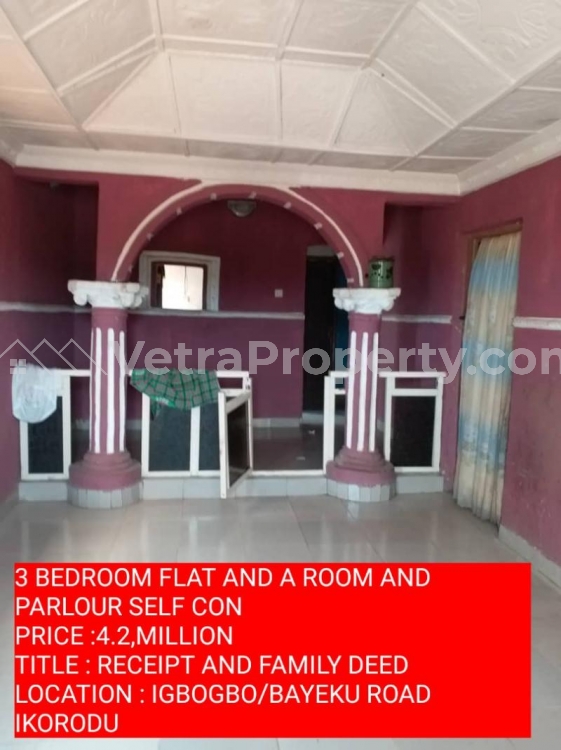  DISTRESS SALES OF 3 BEDROOM FLAT AND A ROOM AND PARLOUR SELF CON  5 bedroom House for Sale Ikorodu Lagos Vetra  Property