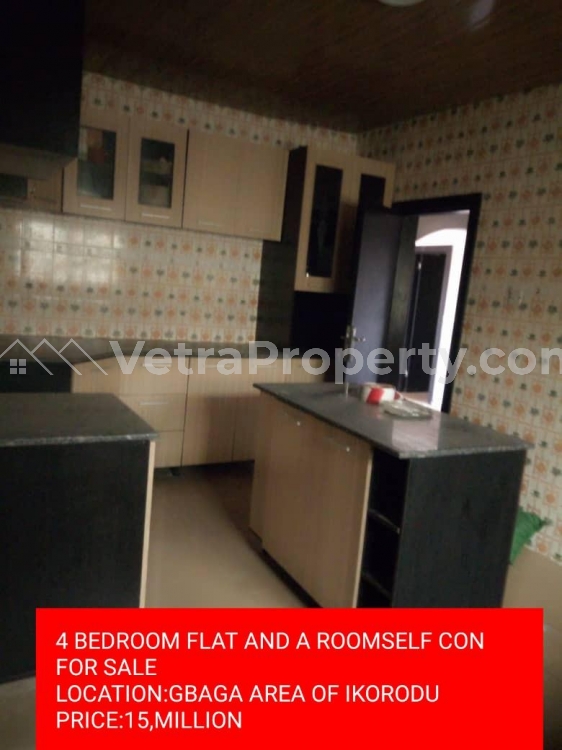  4 BEDROOM BUNGALOW WITH A ROOMSELF CONTAIN IN A SERENE NEIGHBORHOOD IKORODU  5 bedroom House for Sale Ikorodu Lagos Vetra  Property