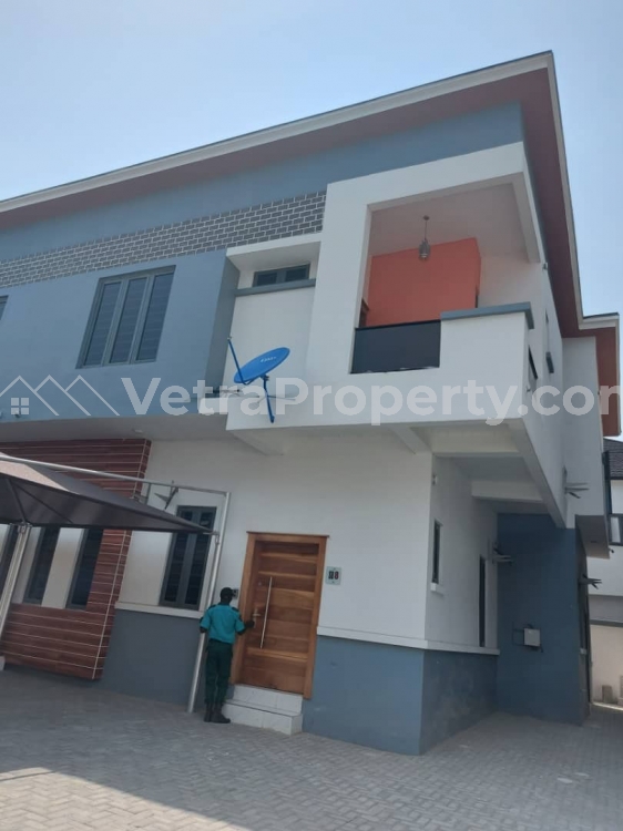  Lovely finished Semi Detached Duplexes at Chevron area  4 bedroom House for Sale Lekki Lagos Vetra  Property