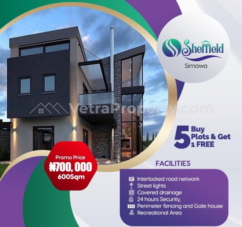  Sheffield estate  Land for Sale Obafemi Owode Ogun Vetra  Property