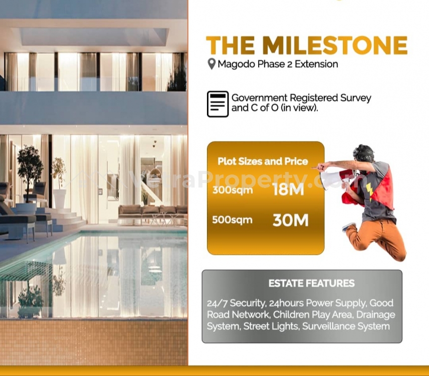  Plots of Land at The Milestone, Magodo Phase 2.  Land for Sale Kosofe Ikosi Lagos Vetra  Property