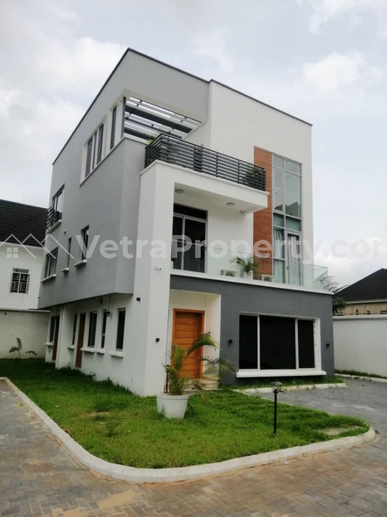  Luxury Built 4 Bedroom Fully Furnished Smart Triplex + 2 BQ  4 bedroom House for Sale Ikeja Lagos Vetra  Property
