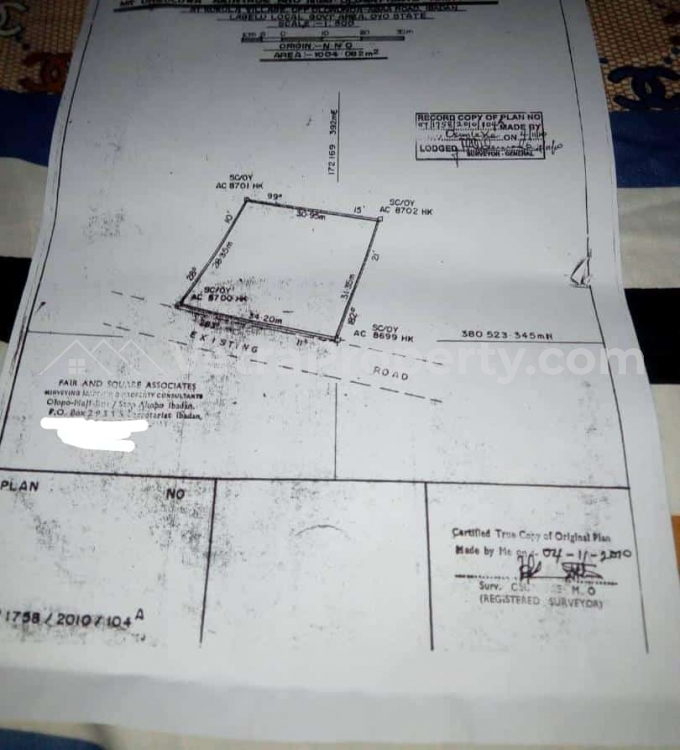  2Plots Of land  Land for Sale Ibadan Oyo Vetra  Property