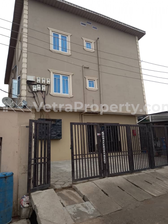  Decent mini flat at Abule oja with 1toilet n bath in gated compound 600k a year rent  Flat for Rent Yaba Lagos Vetra  Property