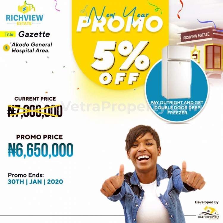  RichView Estate Akodo  Land for Sale Ajah Lagos Vetra  Property