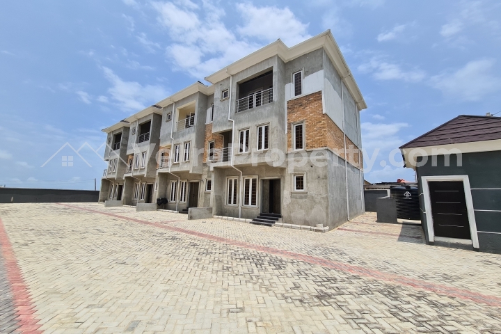  Brand New 4 Bedroom Terrace House with Bq (Carcass)  4 bedroom House for Sale Lekki Lagos Vetra  Property