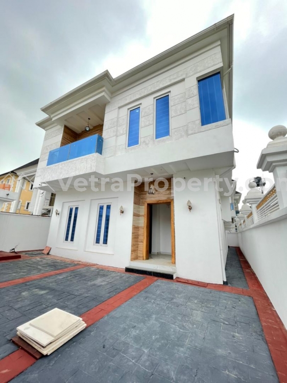  4 BEDROOM LUXURY FULLY DETACHED DUPLEX WITH BQ  4 bedroom House for Sale Lekki Lagos Vetra  Property