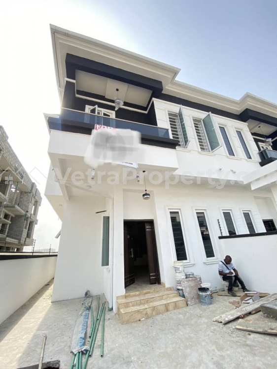  Brand New 4 Bedroom Semi Detached House with Bq with nice fittings  4 bedroom House for Sale Lekki Lagos Vetra  Property