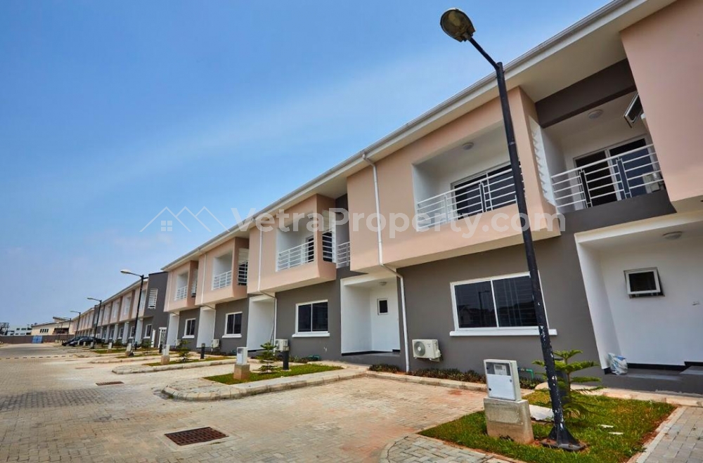  A Brand New 3 Bedrooms Terraced Duplex With 1 Room Bq, pool, gym etc  3 bedroom House for Rent Lekki Lagos Vetra  Property