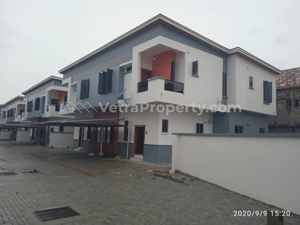  Newly built 4 bedrooms semi detached duplex  House for Sale Lekki Lagos Vetra  Property