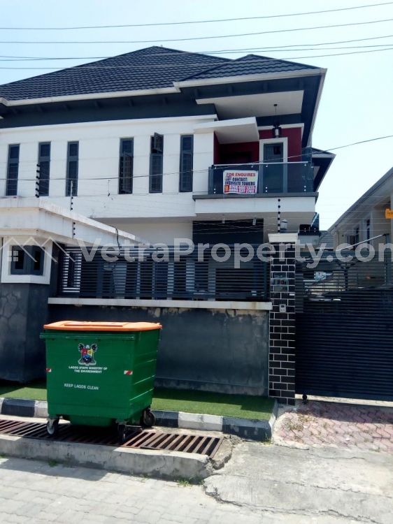  Lovely and well finished 4 bedroom semi detached duplex plus one room BQ  4 bedroom House for Rent Lekki Lagos Vetra  Property