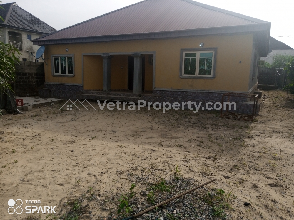  3 Bedroom Bungalow Alone in a Compound  3 bedroom House for Rent Ajah Lagos Vetra  Property