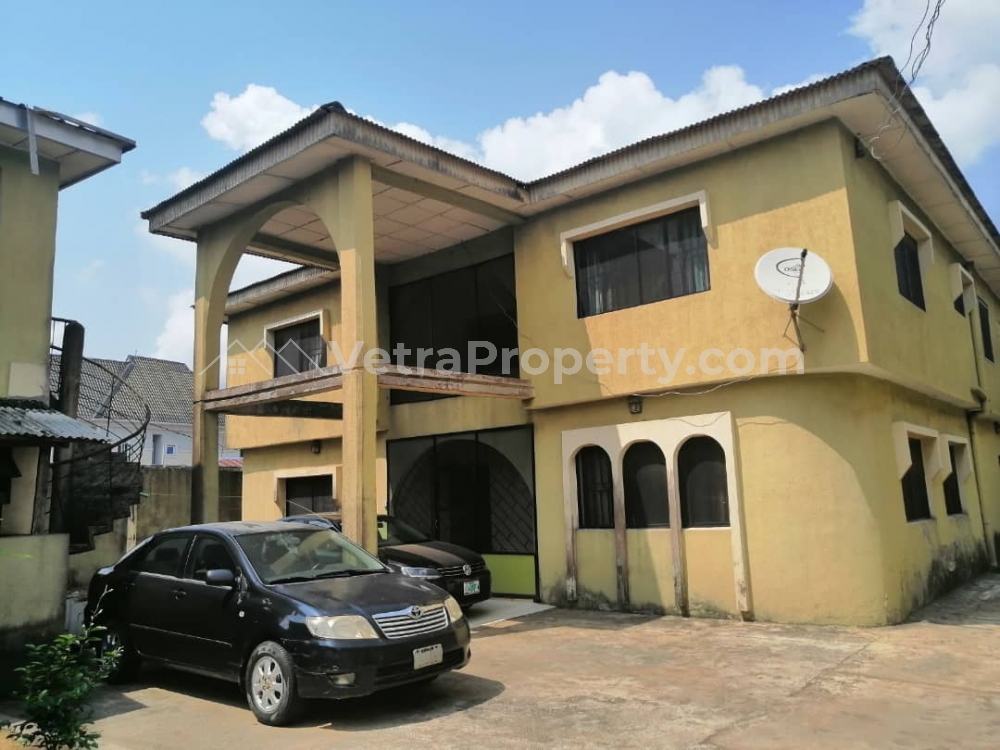 4bedroom duplex, 3bedroom at the back up and down, a room self contain on a full plot of land  House for Sale  Lagos Vetra  Property