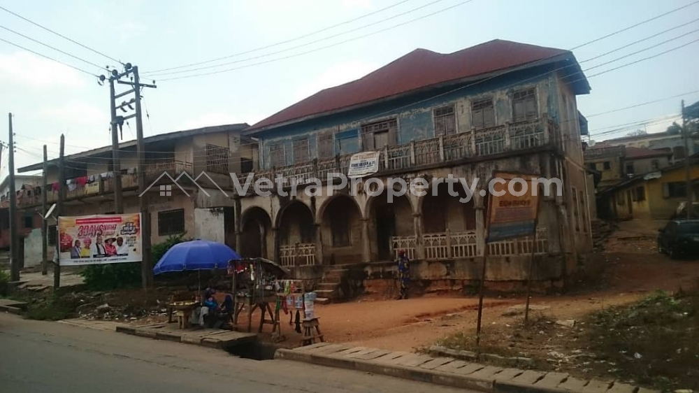 Structurally Sound and Well Located Grecian-style Storey Building formerly used as a Commercial Press House  Commercial Property for Sale Ibadan Oyo Vetra  Property