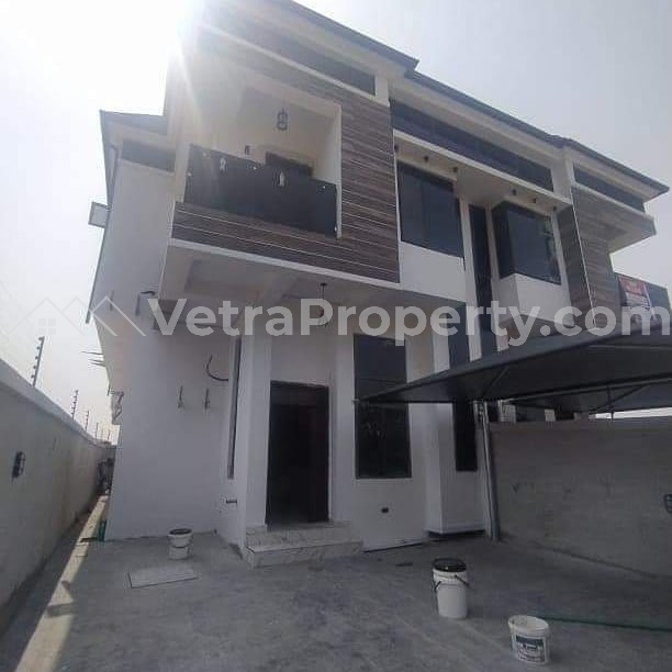  Newly built 4bedroom semi detached duplex with BQ  4 bedroom House for Sale Lekki Lagos Vetra  Property