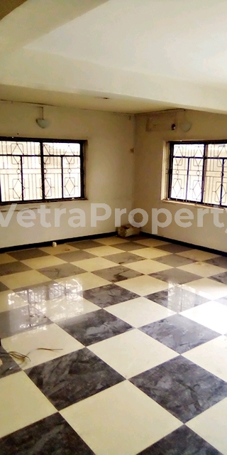  A stoery building of block of flats ground floor, fenced round with gate with car park  2 bedroom Flat for Rent Yaba Lagos Vetra  Property