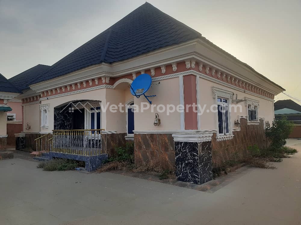  TASTEFULLY FINISHED FULLY DETACHED 3 BEDROOM BUNGALOW WITH BQ SPACE  3 bedroom House for Sale  Abuja Vetra  Property