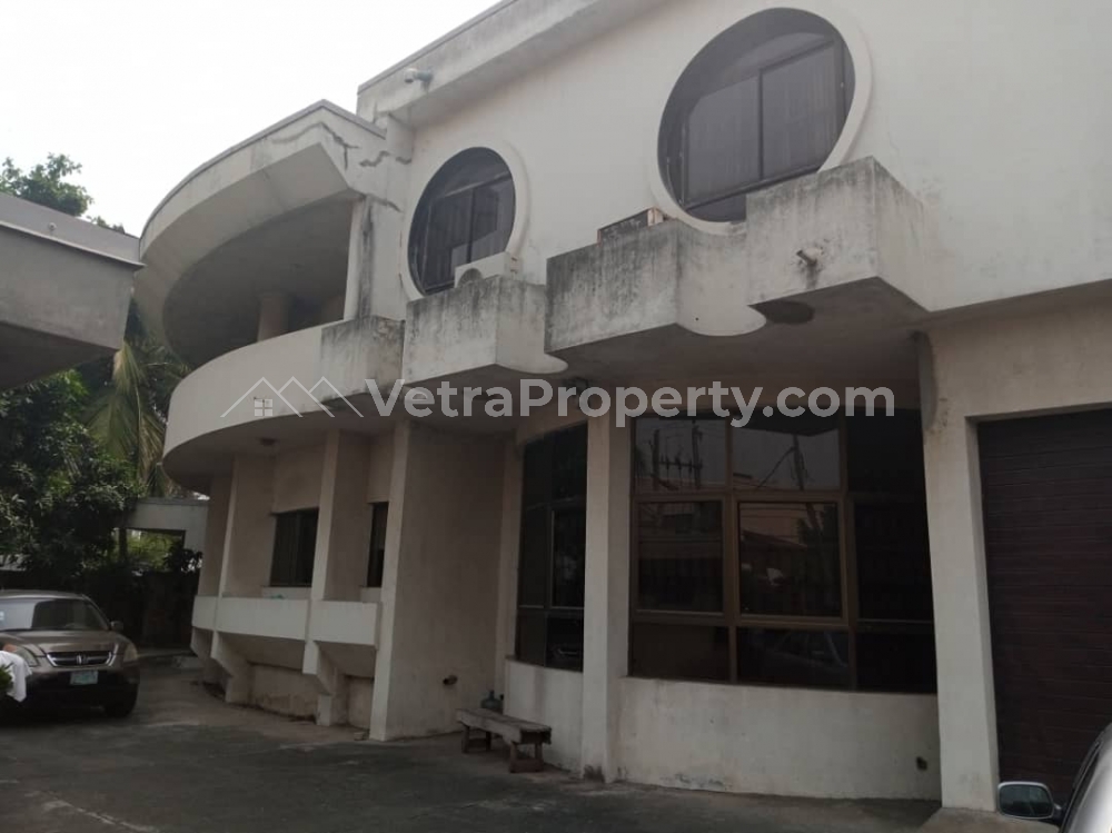  Well structured 12 rooms, 4 seating rooms, a penthouse mansion and 3rooms bq  10 bedroom House for Rent Victoria Island Lagos Vetra  Property