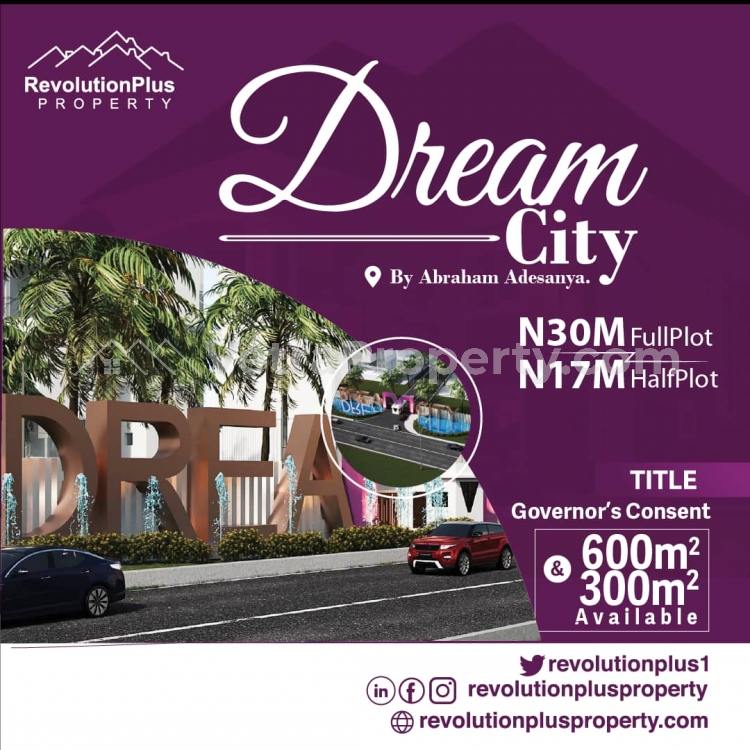  Dream City Estate Abraham Adesanya  Land for Sale Ajah Lagos Vetra  Property