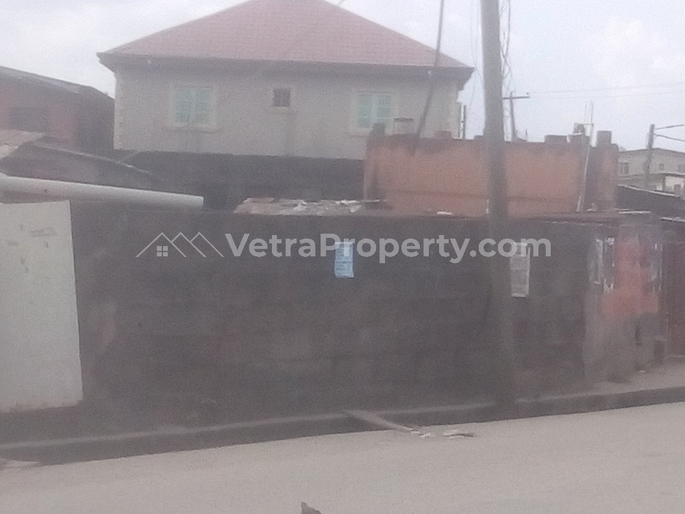  4 Bedroom bungalow with an uncompleted building on a plot  4 bedroom House for Sale Alimosho Lagos Vetra  Property