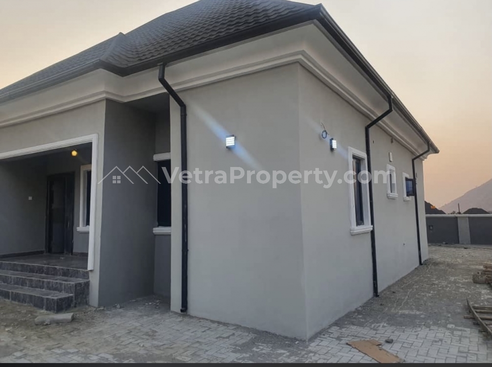  A luxury and superb standard 3bedroom bungalow and 1bedroom bq for sale in efab queens estate  3 bedroom House for Sale Karsana Abuja Vetra  Property