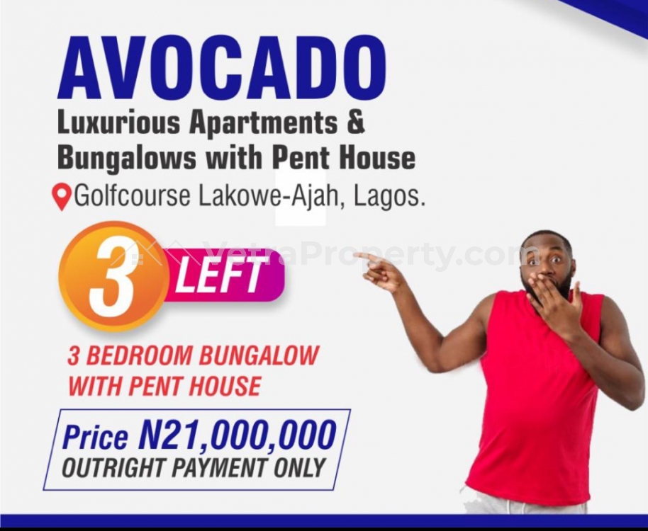  Newly Built 3 bedroom bungalow with pent house  3 bedroom House for Sale Ibeju Lekki Lagos Vetra  Property