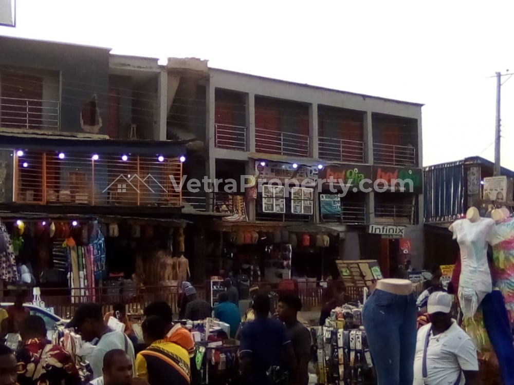  4PLOTS OF LAND ALONG OGUNUSI ROAD, OGBA WITH STRUCTURES  Commercial Property for Sale Ogba Lagos Vetra  Property