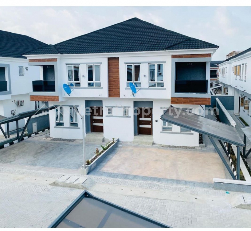  Newly built four bedroom semi detached duplex  4 bedroom House for Sale Lekki Lagos Vetra  Property