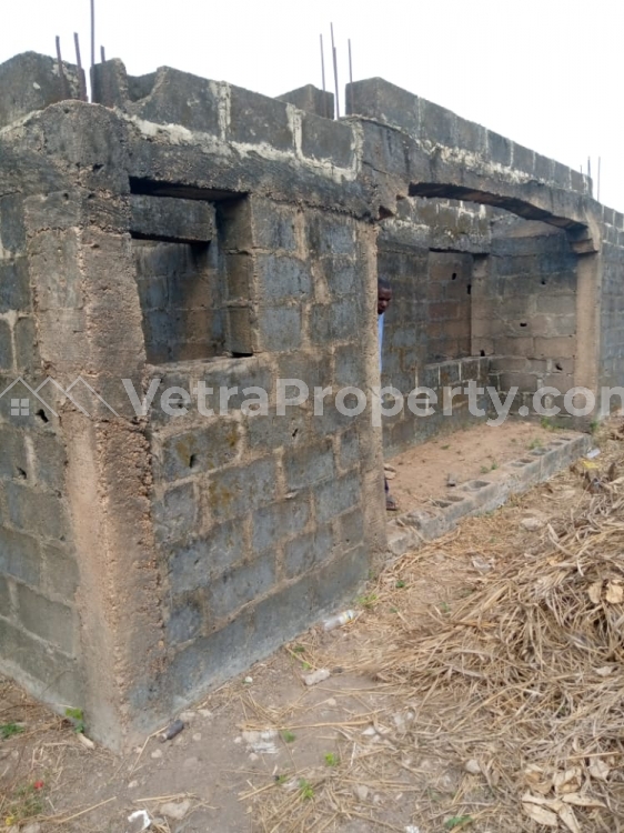  An uncompleted building in ijoko sitting on 680sqm  3 bedroom House for Sale Ifo Ogun Vetra  Property