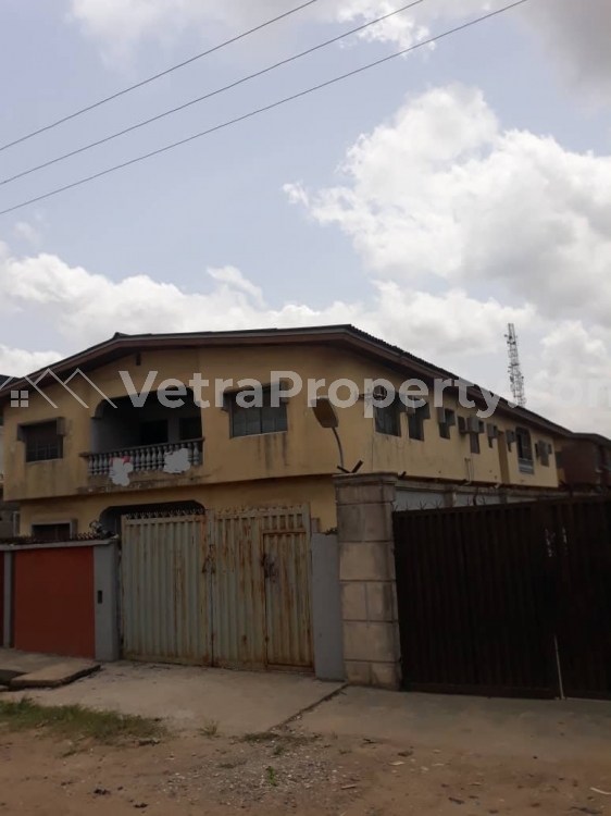  Solid block of 4flats of 3bedrooms in a serene and secured environment close to road with CofO  House for Sale  Lagos Vetra  Property