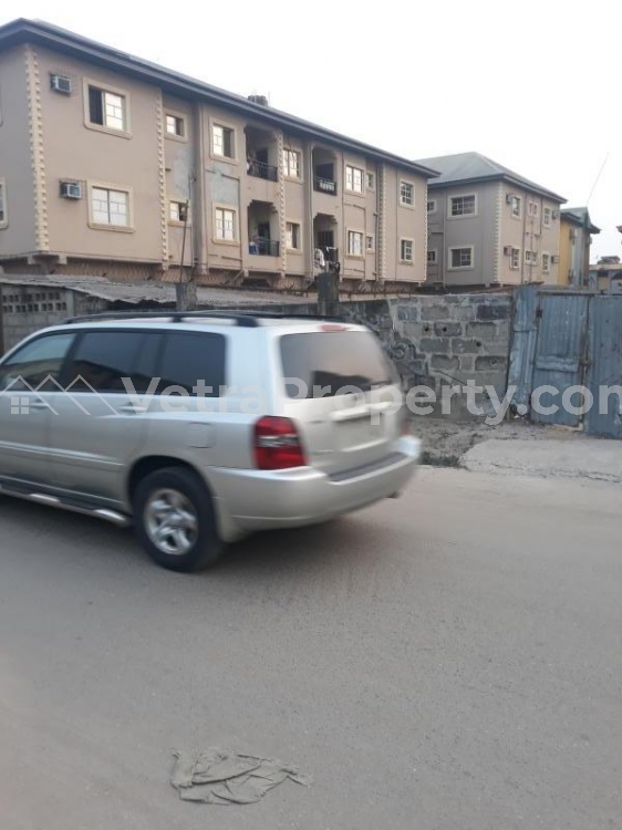  Bareland of One & half plot with already pilled foundation on the tarred road  Land for Sale  Lagos Vetra  Property