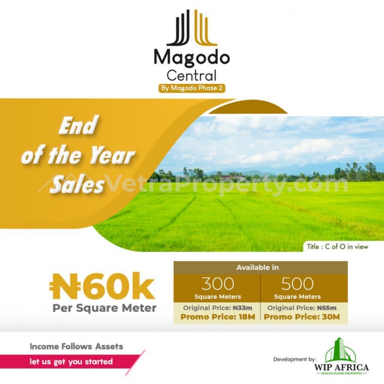  MAGODO CENTRAL ESTATE, BY MAGODO PHASE 2  Land for Sale Kosofe Ikosi Lagos Vetra  Property