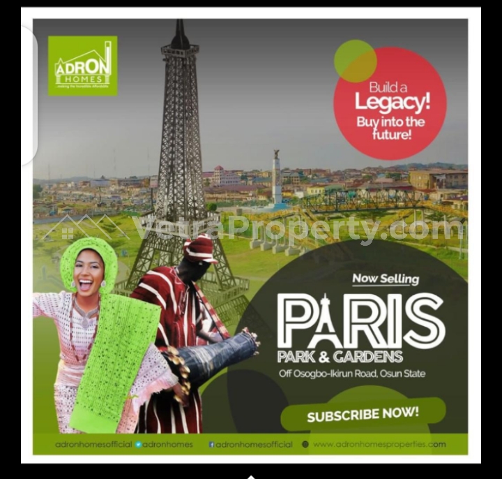  Paris Park and Gardens  Land for Sale Osogbo Osun Vetra  Property