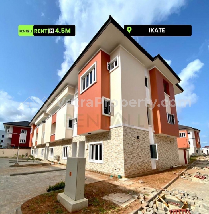  4 bedroom terrace house  4 bedroom House for Rent Lekki Lagos Vetra  Property