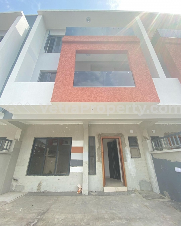  Newly built 4bedroom terrace with personal fence  4 bedroom House for Sale Lekki Lagos Vetra  Property