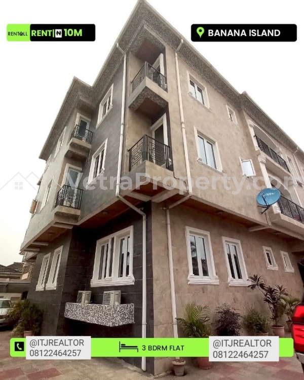  3beddoom with bq, swimming pool and gym all rooms  House for Rent Ikoyi Lagos Vetra  Property