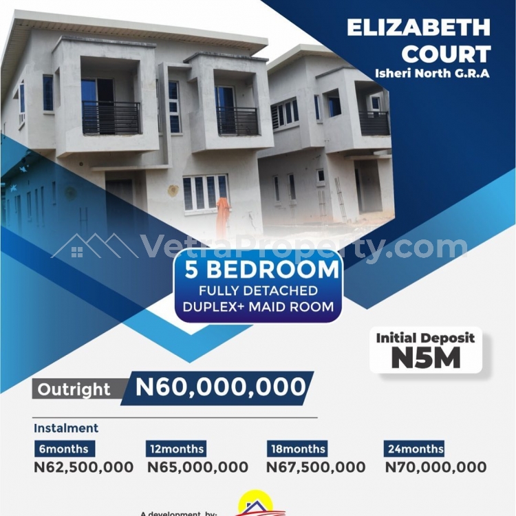  5bedroom fully detached duplex, full video tour available  5 bedroom House for Sale Ojodu Lagos Vetra  Property