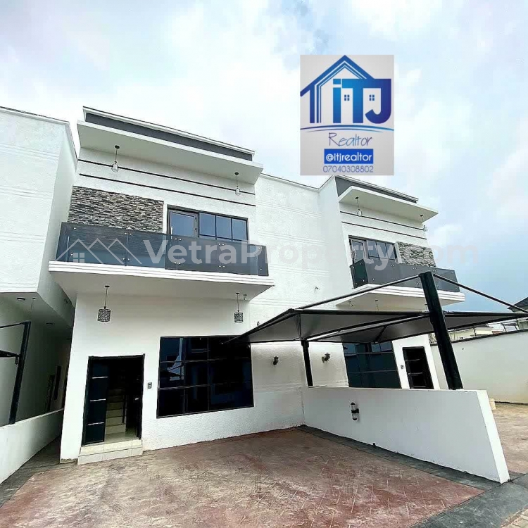  AFFORDABLE SERVICED HOME Nicely finished 4 bedroom Semi Detached duplex for sale.  4 bedroom House for Sale Lekki Lagos Vetra  Property
