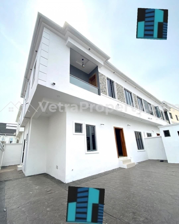  4 Bedroom Semi Detached Duplex and bq with a car park of 4 cars  4 bedroom House for Sale Lekki Lagos Vetra  Property