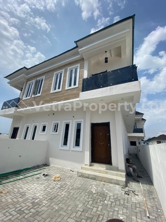  Newly built 4bedroom semi detached duplex in an ESTATE  4 bedroom House for Sale Lekki Lagos Vetra  Property