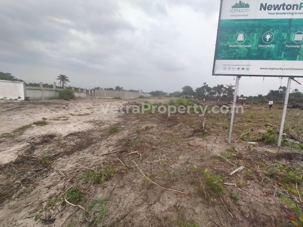  Plot of dry land for sale 4mins from Dangote jetty  Land for Sale Ibeju Lekki Lagos Vetra  Property