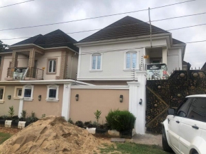 For Sale: A 4 Bedrooms Terrace House With 3 Rooms En-suite 1 Bq Garden And Car Park At Millenium Estate Oniru 4 bedroom Terraced Duplex for Sale Victoria Island Lagos Vetra  Property
