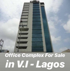New & Well Built , Fully Equipped Purpose Built Grade A Open Plan Office Building Of 15 Floors Office Space for Sale Victoria Island Lagos Vetra  Property